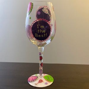 Lolita “Cheers to me” wine glass
